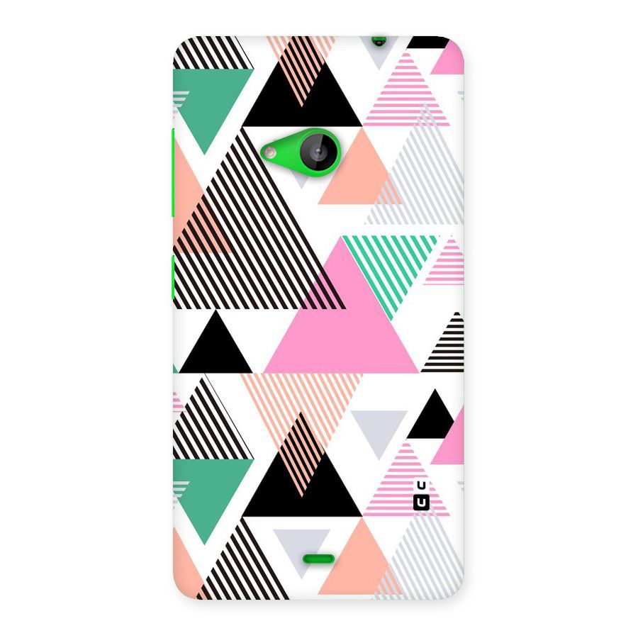 Stripes Abstract Colors Back Case for Lumia 535