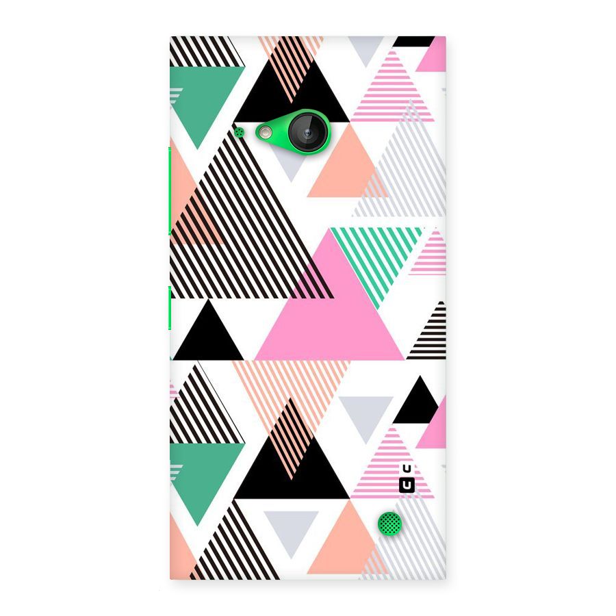 Stripes Abstract Colors Back Case for Lumia 730