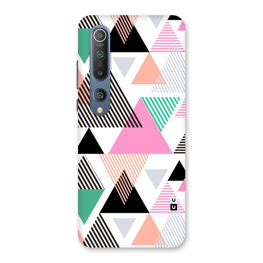 Stripes Abstract Colors Back Case for Mi 10