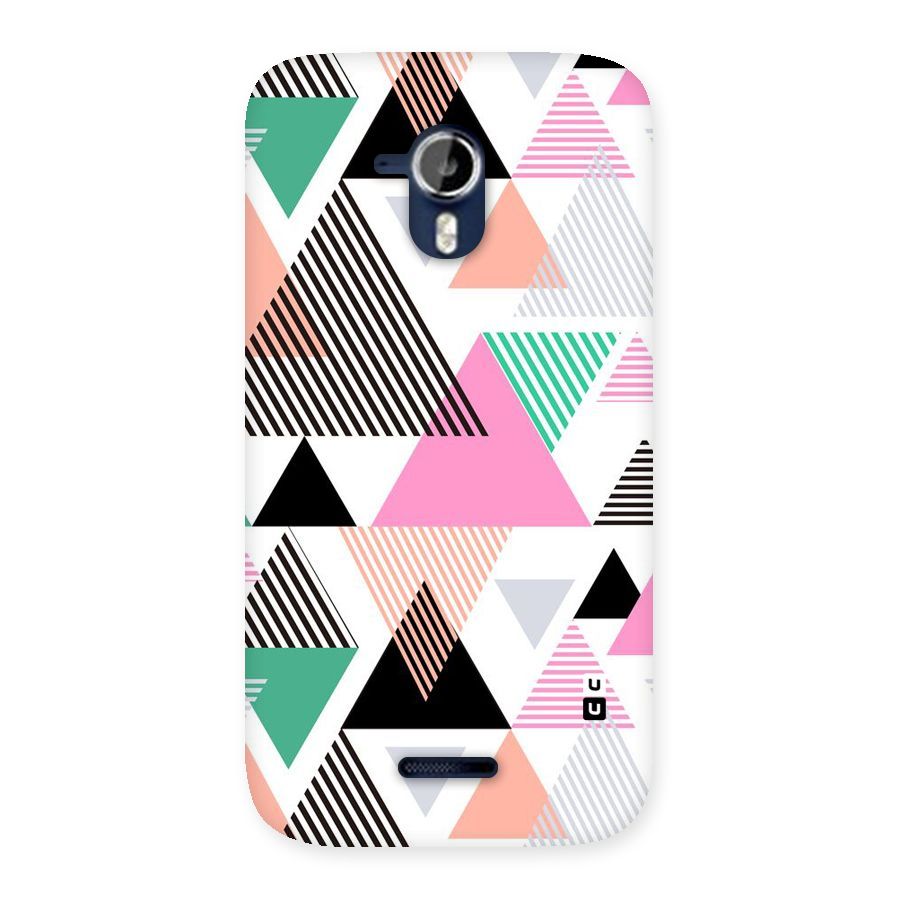 Stripes Abstract Colors Back Case for Micromax Canvas Magnus A117