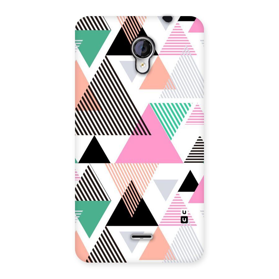 Stripes Abstract Colors Back Case for Micromax Unite 2 A106