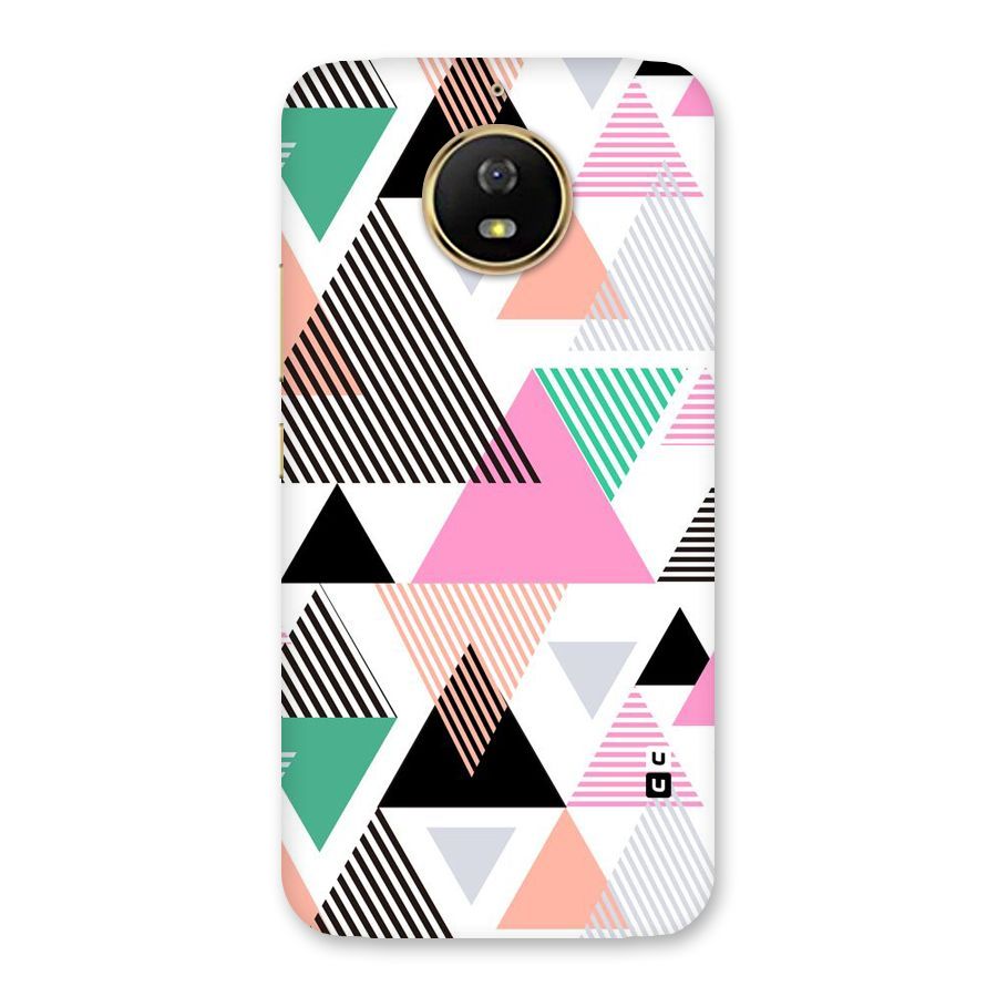 Stripes Abstract Colors Back Case for Moto G5s