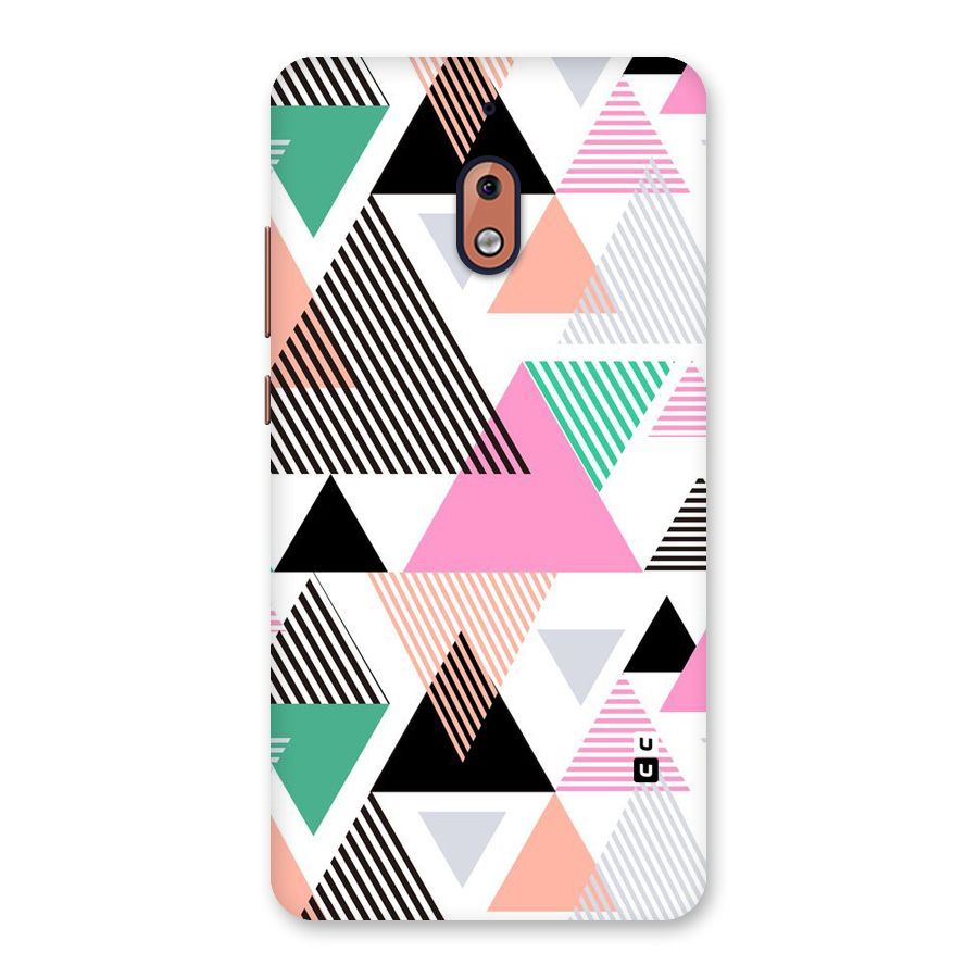 Stripes Abstract Colors Back Case for Nokia 2.1