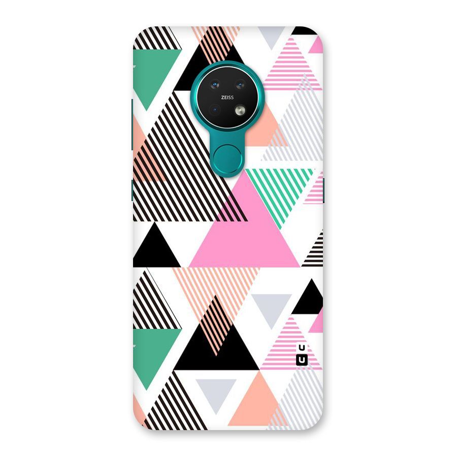 Stripes Abstract Colors Back Case for Nokia 7.2