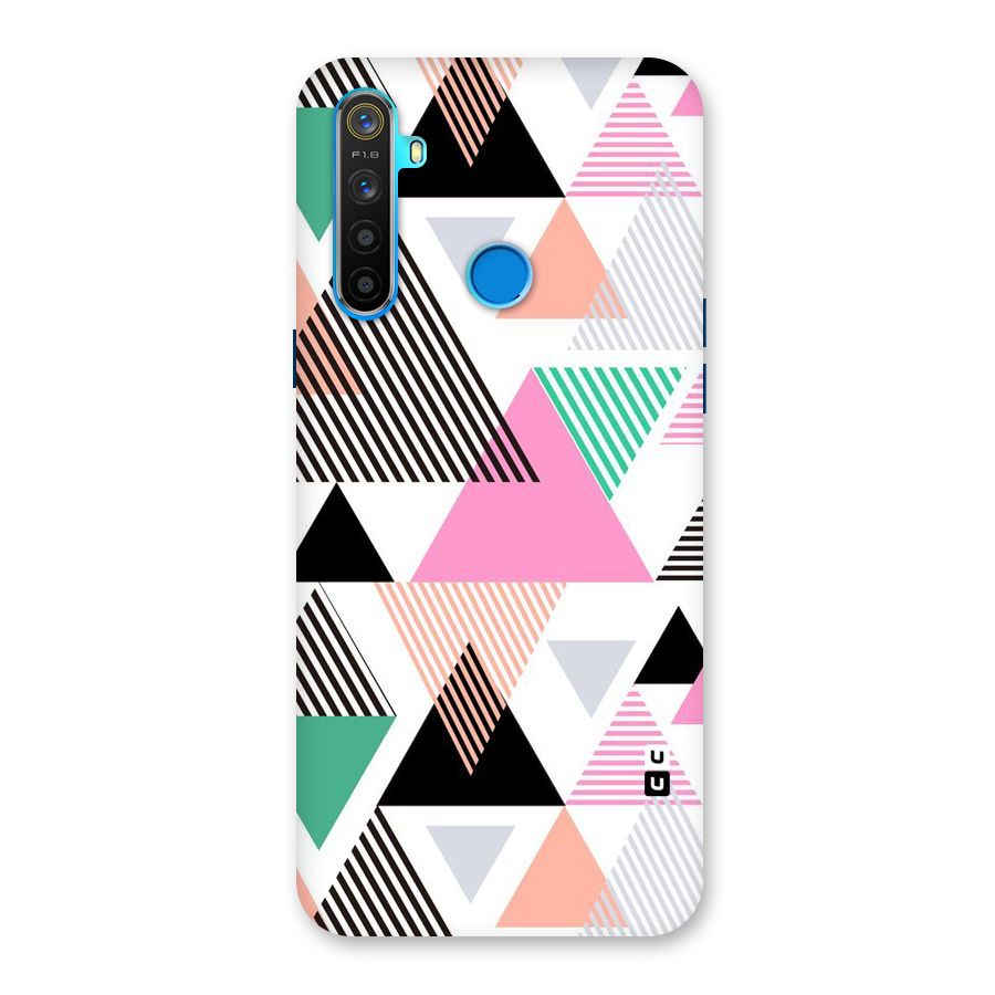 Stripes Abstract Colors Back Case for Realme 5
