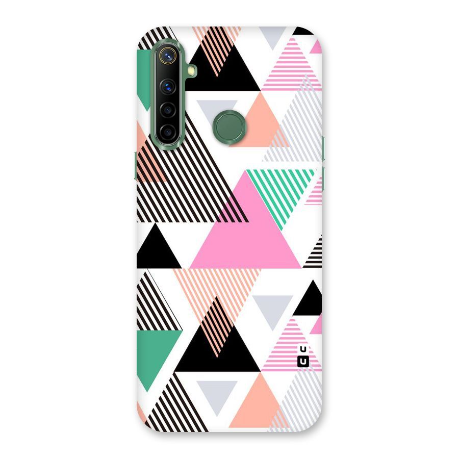 Stripes Abstract Colors Back Case for Realme Narzo 10