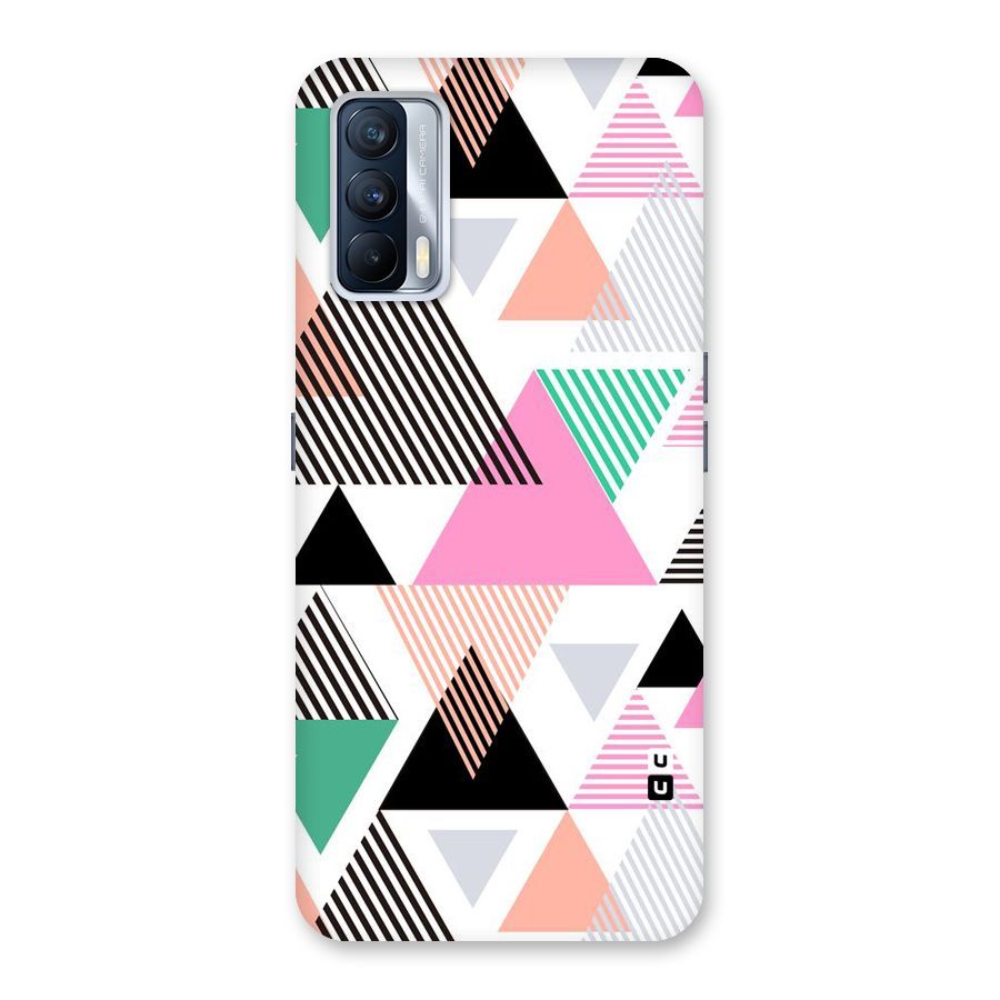 Stripes Abstract Colors Back Case for Realme X7