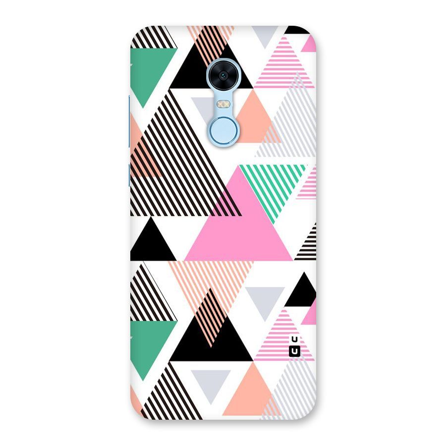 Stripes Abstract Colors Back Case for Redmi Note 5