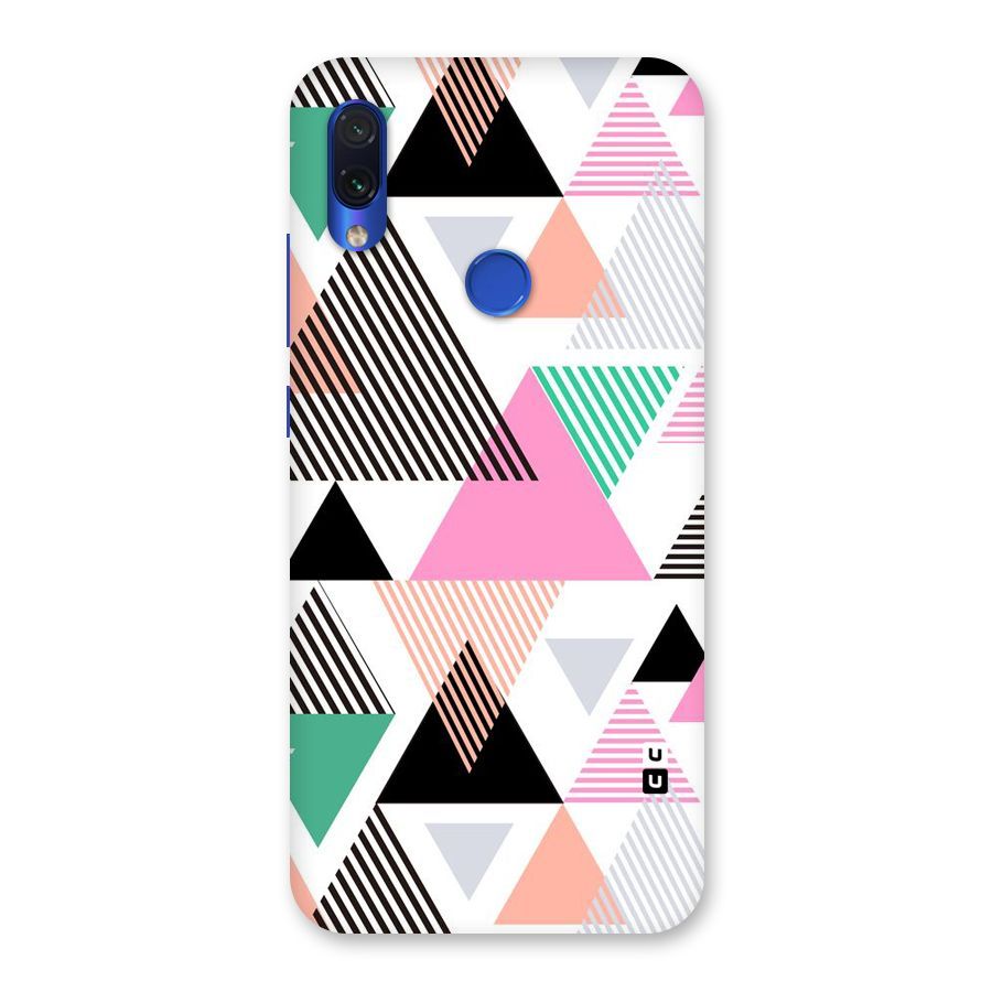 Stripes Abstract Colors Back Case for Redmi Note 7