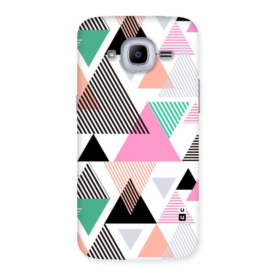 Stripes Abstract Colors Back Case for Samsung Galaxy J2 2016