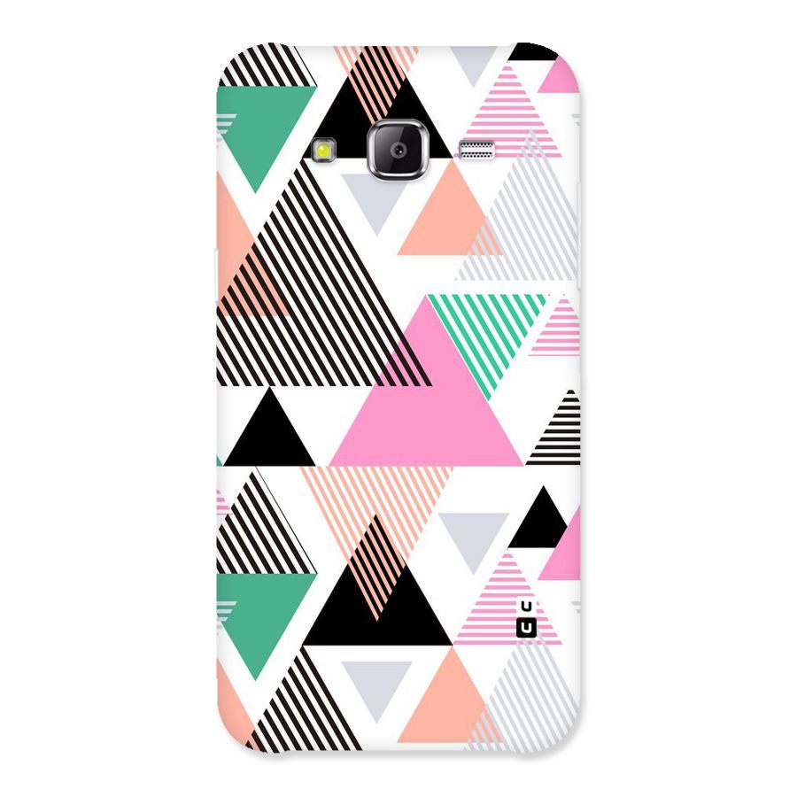 Stripes Abstract Colors Back Case for Samsung Galaxy J5