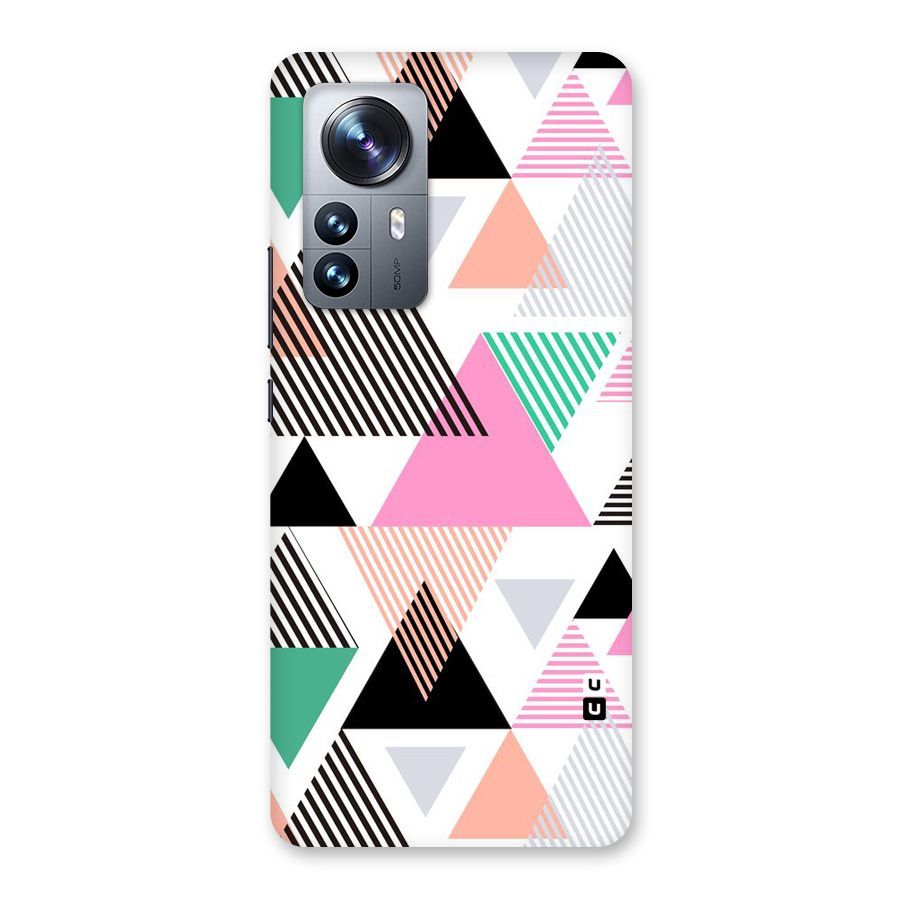 Stripes Abstract Colors Back Case for Xiaomi 12 Pro