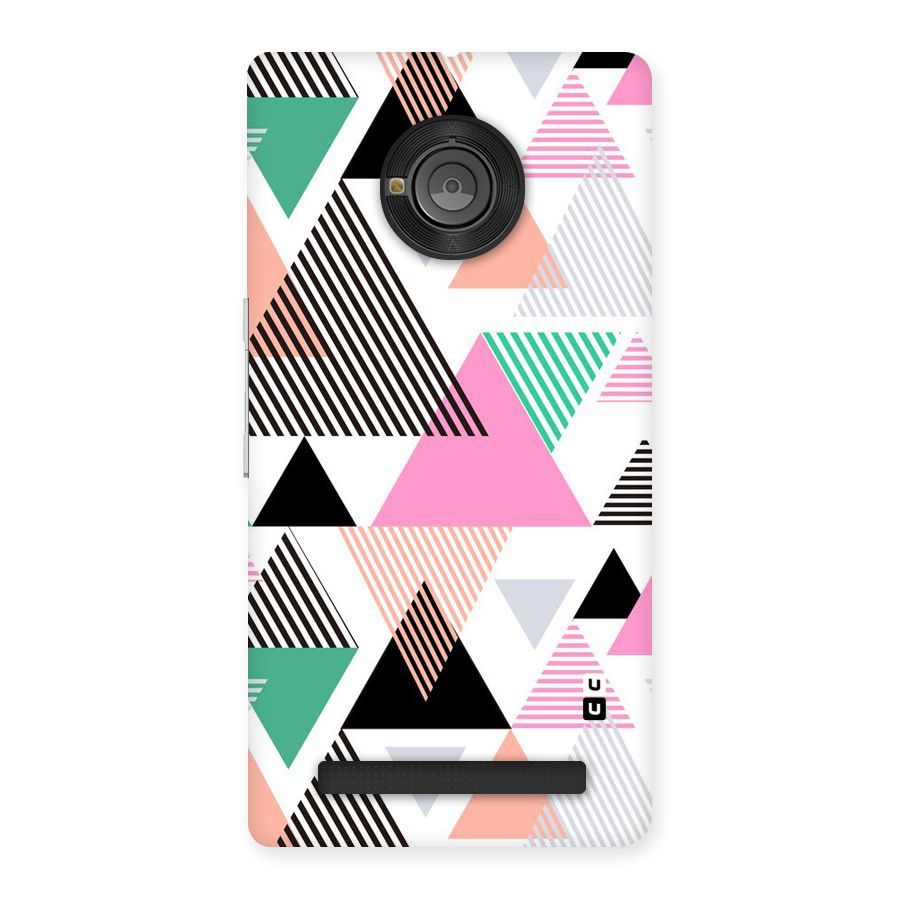 Stripes Abstract Colors Back Case for Yu Yuphoria