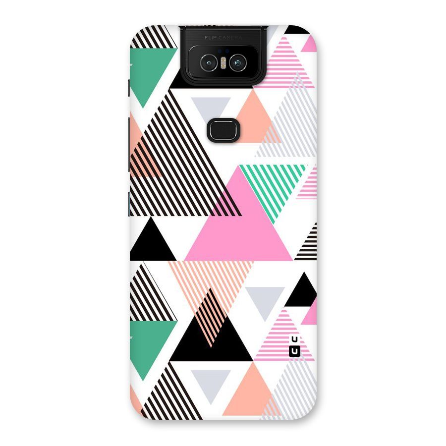Stripes Abstract Colors Back Case for Zenfone 6z