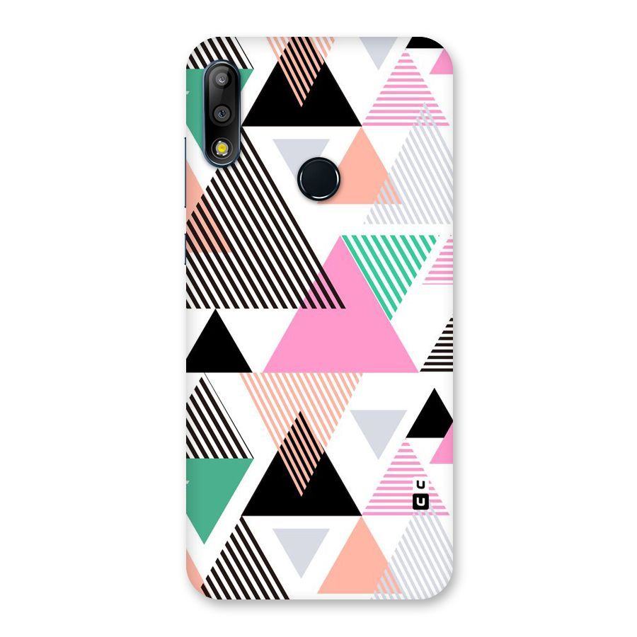 Stripes Abstract Colors Back Case for Zenfone Max Pro M2