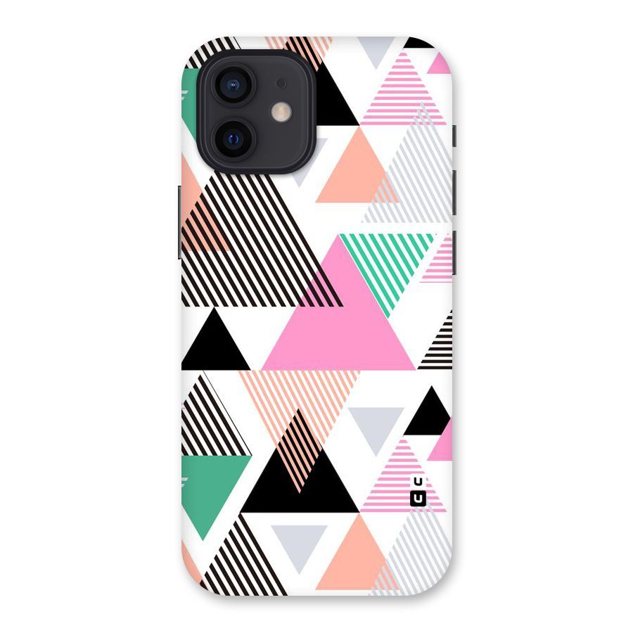 Stripes Abstract Colors Back Case for iPhone 12