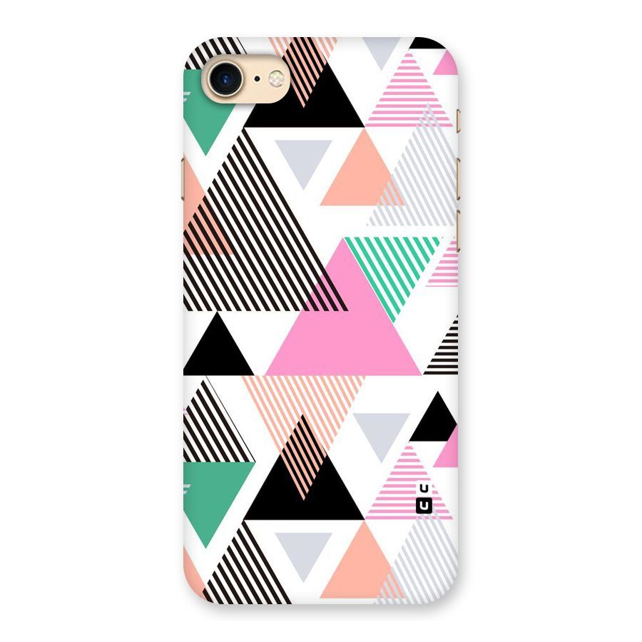 Stripes Abstract Colors Back Case for iPhone 7