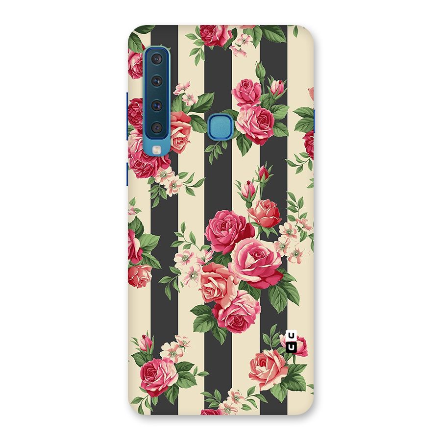 Stripes And Floral Back Case for Galaxy A9 (2018)