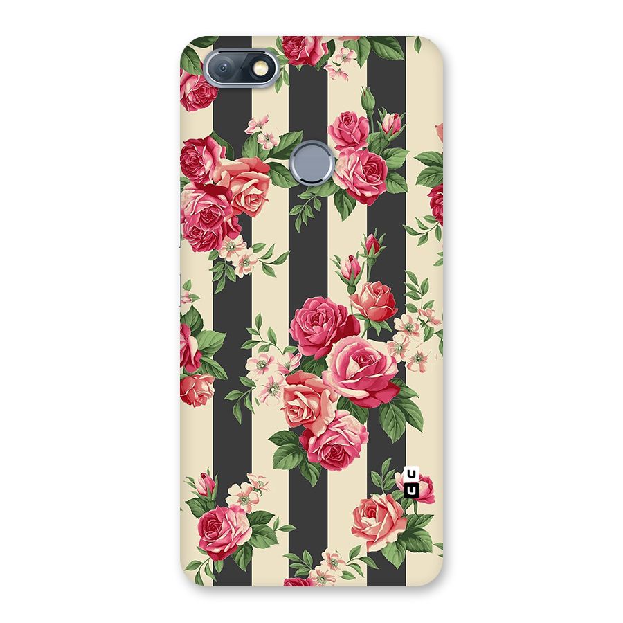 Stripes And Floral Back Case for Infinix Note 5