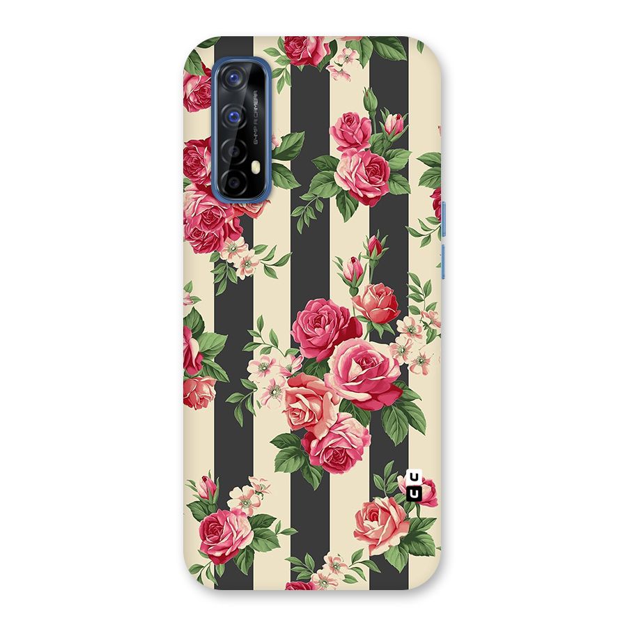 Stripes And Floral Back Case for Realme 7