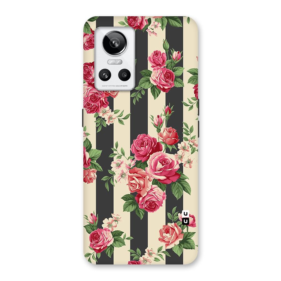 Stripes And Floral Back Case for Realme GT Neo 3