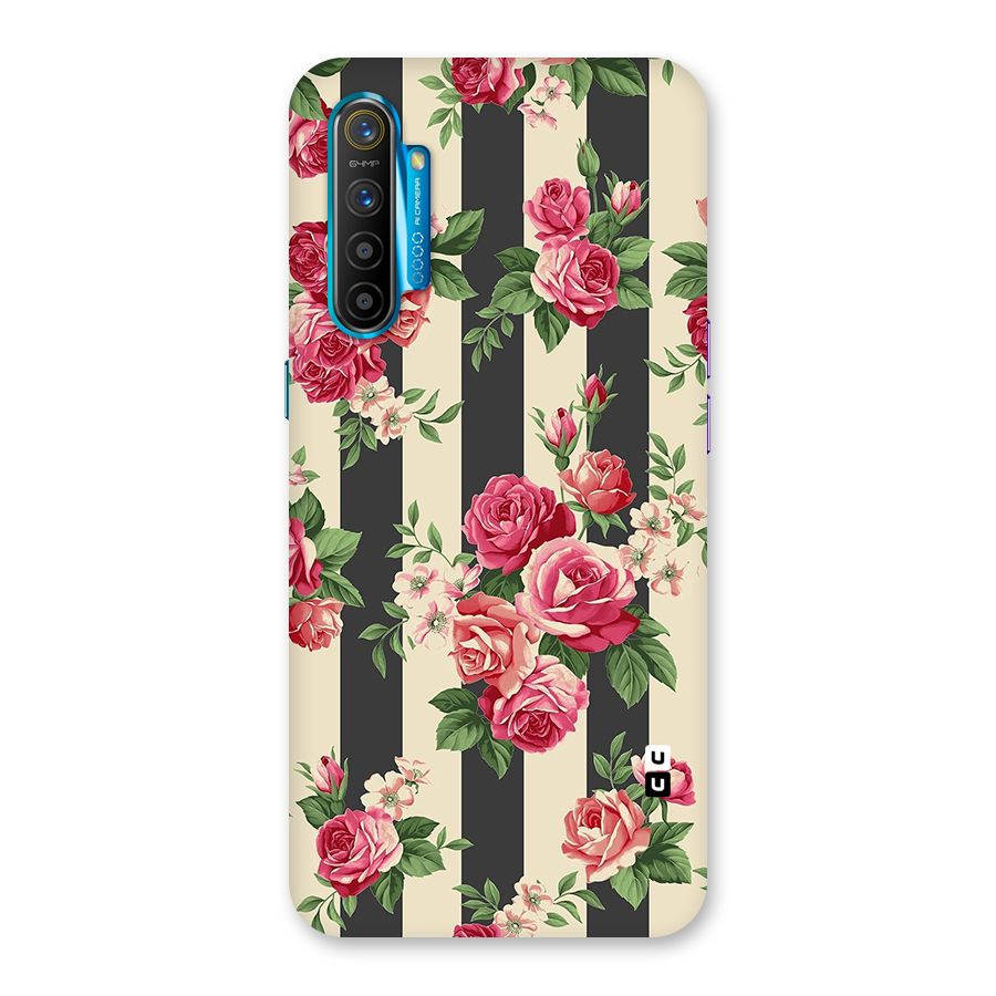 Stripes And Floral Back Case for Realme XT