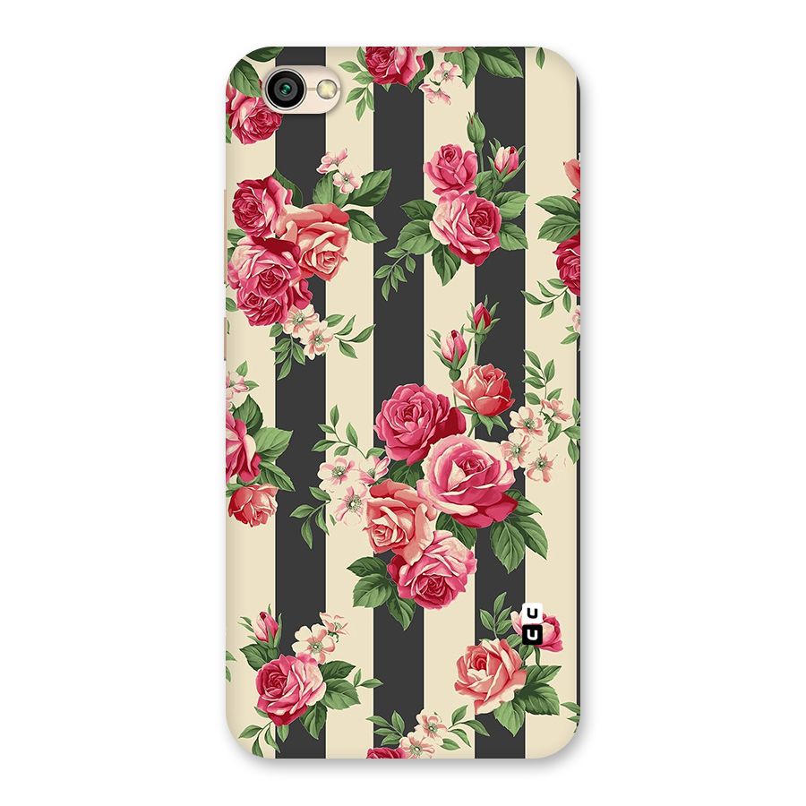 Stripes And Floral Back Case for Redmi Y1 Lite