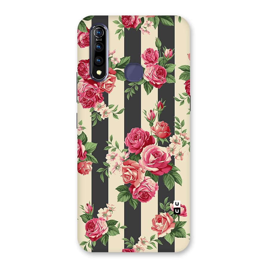 Stripes And Floral Back Case for Vivo Z1 Pro