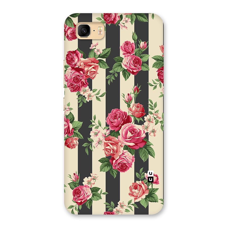 Stripes And Floral Back Case for Zenfone 3s Max