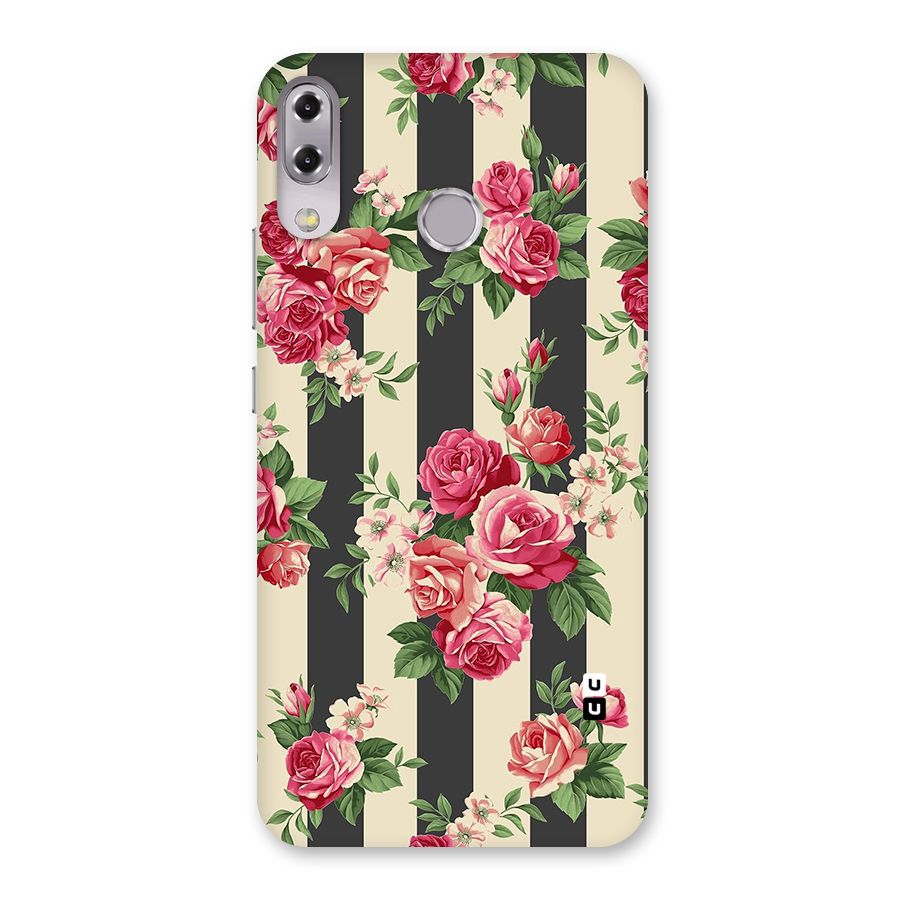 Stripes And Floral Back Case for Zenfone 5Z