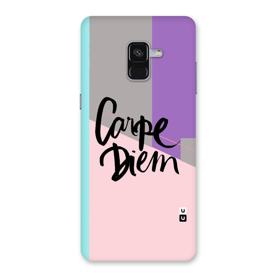 Stripes Black Diem Back Case for Galaxy A8 Plus