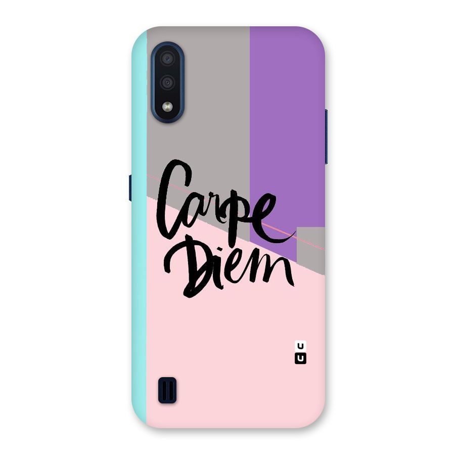 Stripes Black Diem Back Case for Galaxy M01
