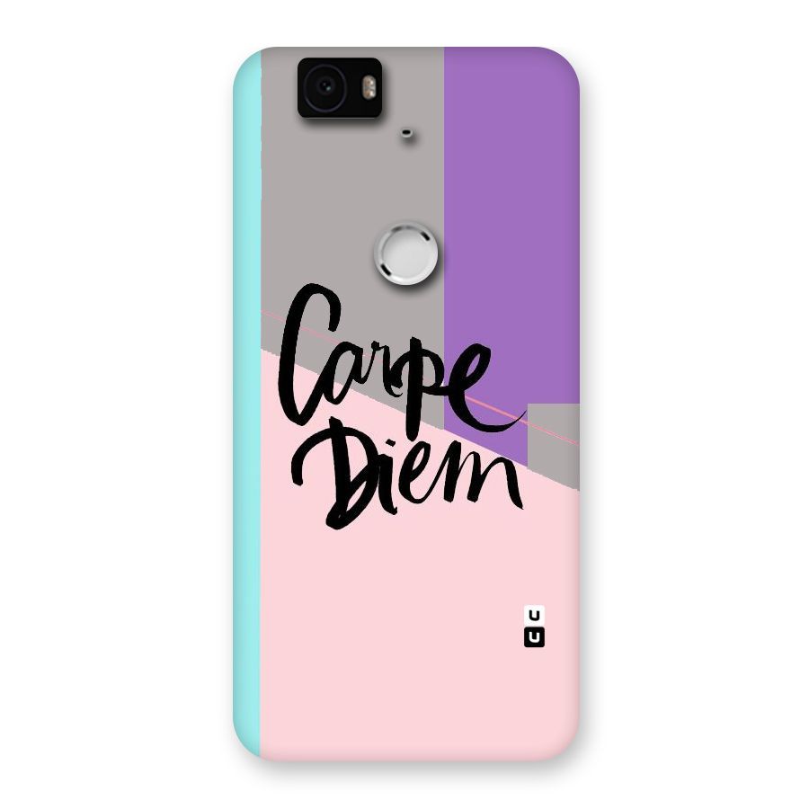 Stripes Black Diem Back Case for Google Nexus-6P