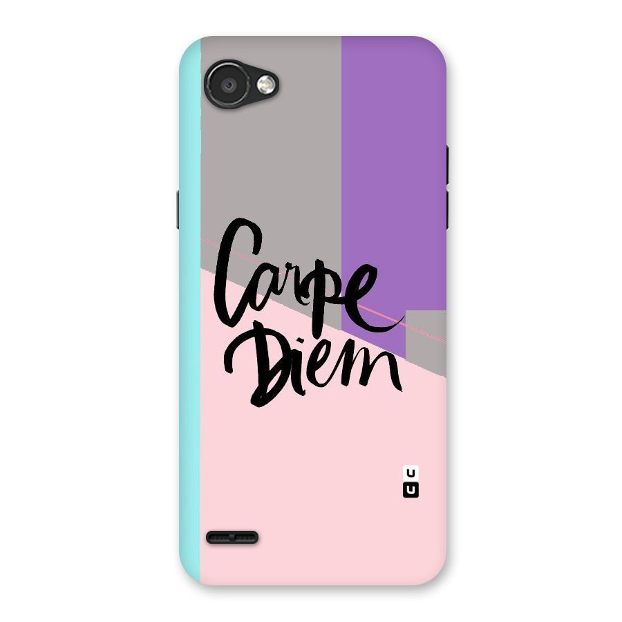 Stripes Black Diem Back Case for LG Q6
