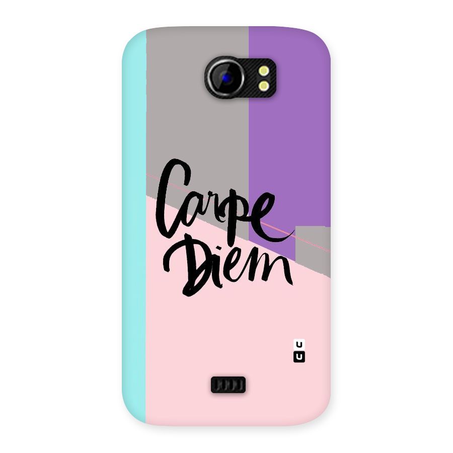 Stripes Black Diem Back Case for Micromax Canvas 2 A110