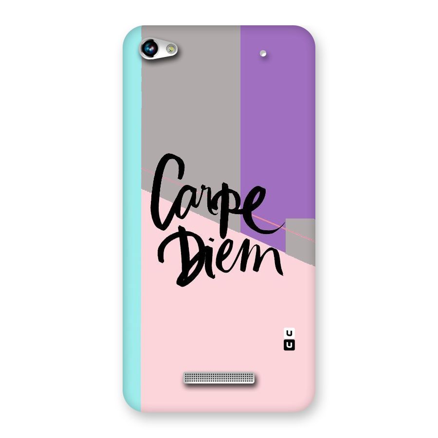 Stripes Black Diem Back Case for Micromax Hue 2