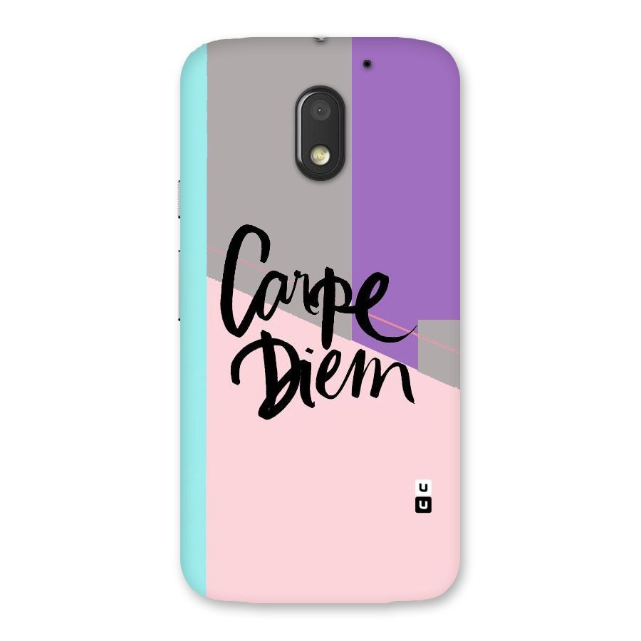 Stripes Black Diem Back Case for Moto E3 Power