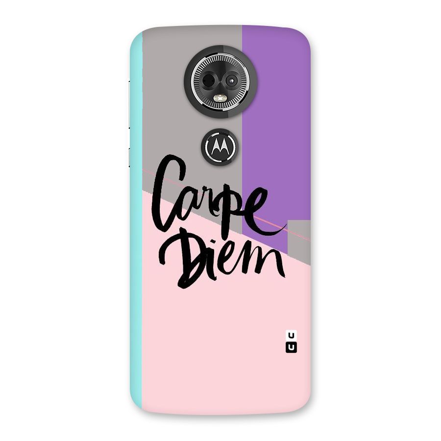 Stripes Black Diem Back Case for Moto E5 Plus
