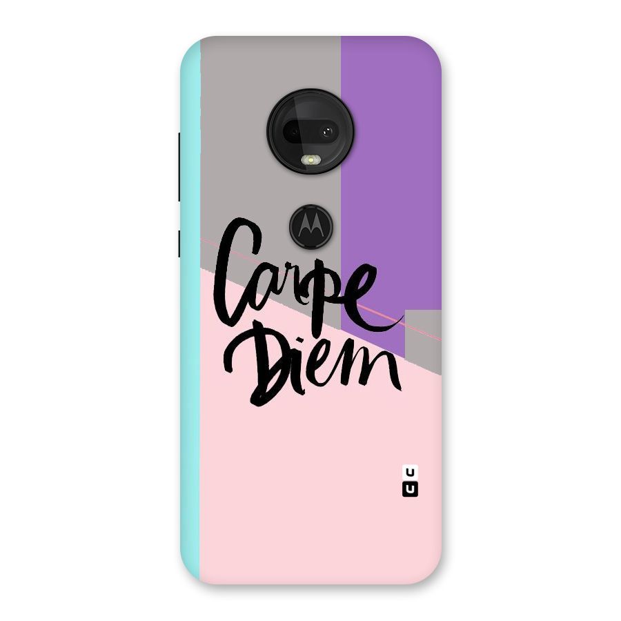 Stripes Black Diem Back Case for Moto G7