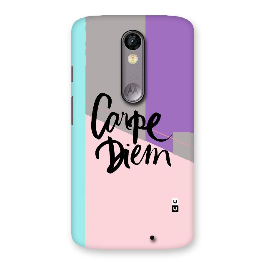 Stripes Black Diem Back Case for Moto X Force