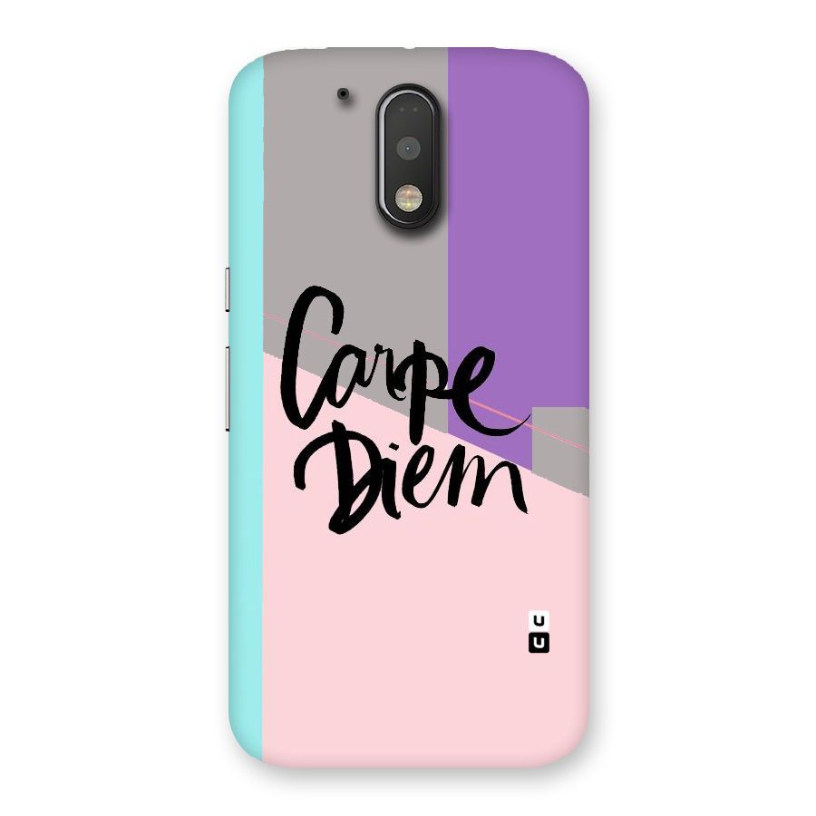 Stripes Black Diem Back Case for Motorola Moto G4