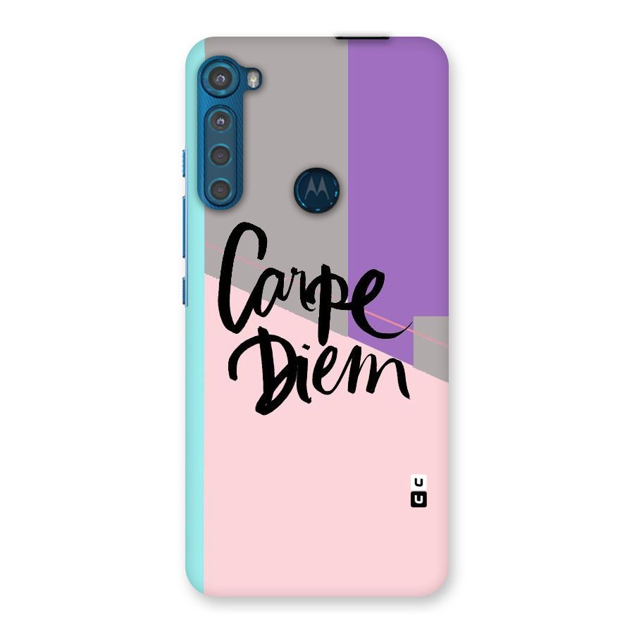Stripes Black Diem Back Case for Motorola One Fusion Plus