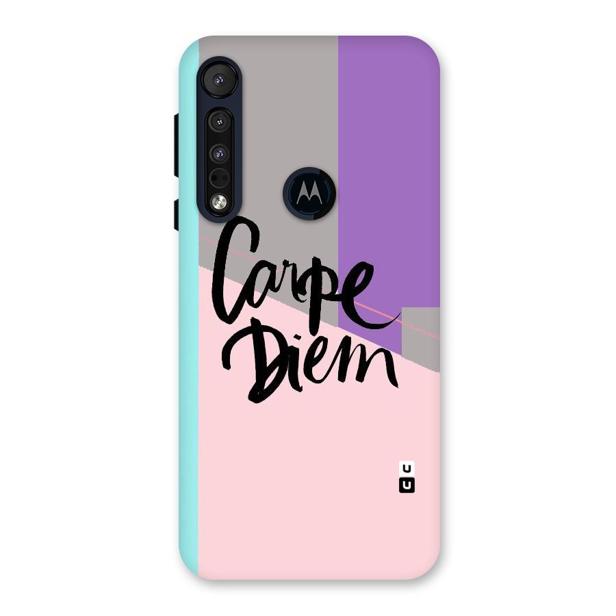 Stripes Black Diem Back Case for Motorola One Macro