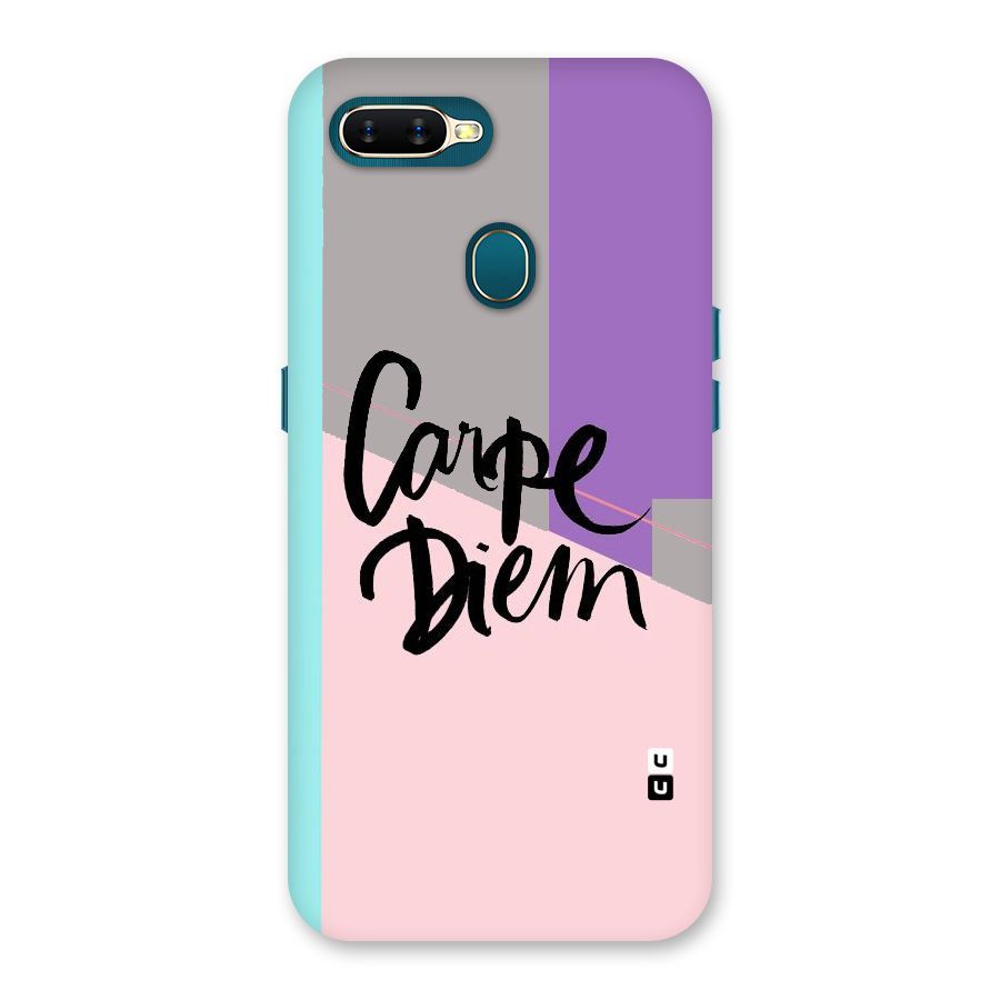 Stripes Black Diem Back Case for Oppo A12