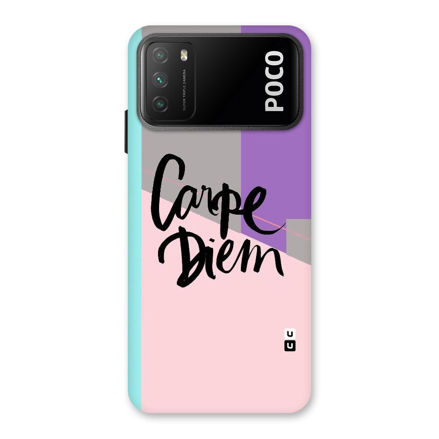 Stripes Black Diem Back Case for Poco M3