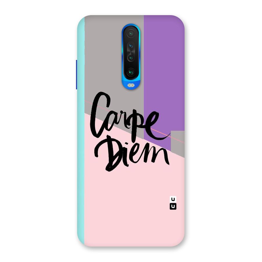 Stripes Black Diem Back Case for Poco X2