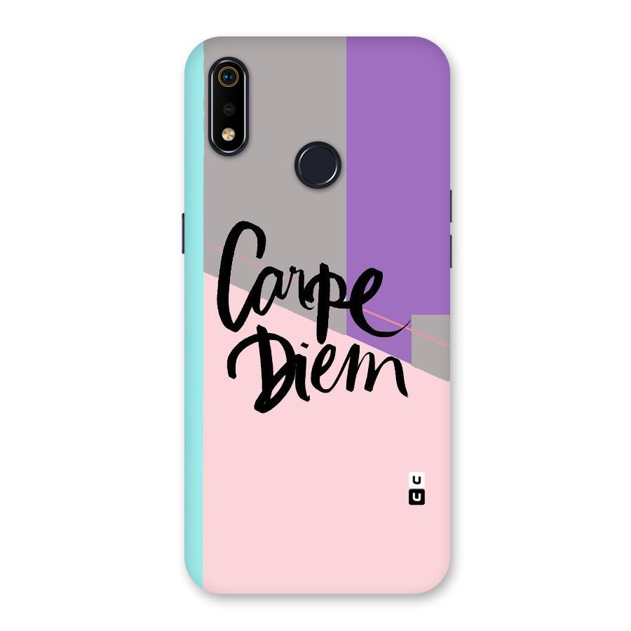 Stripes Black Diem Back Case for Realme 3i