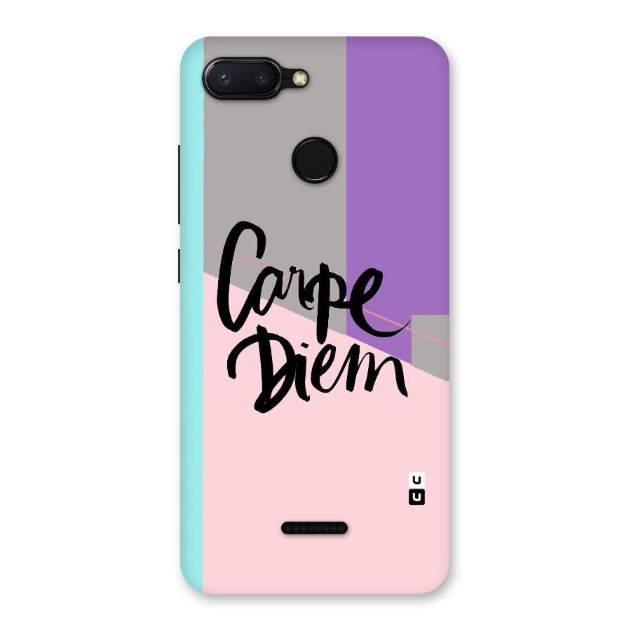 Stripes Black Diem Back Case for Redmi 6