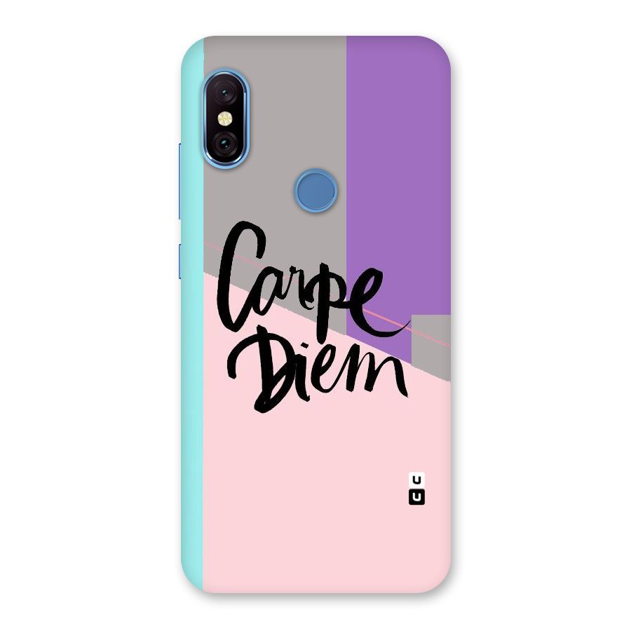 Stripes Black Diem Back Case for Redmi Note 6 Pro