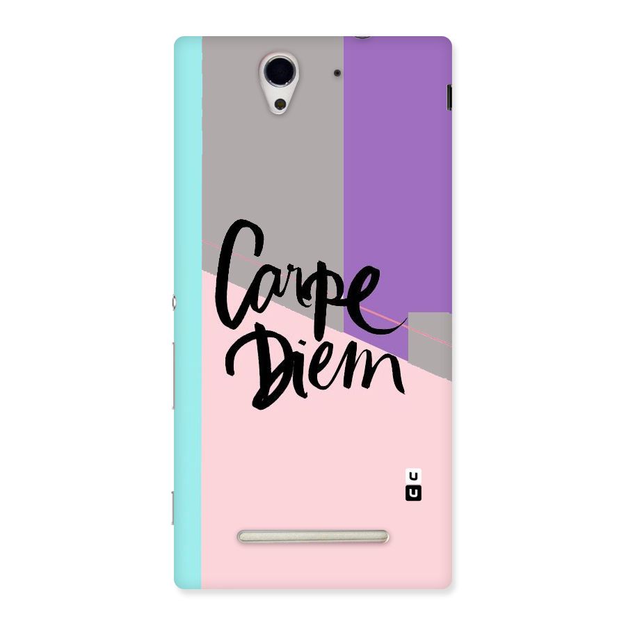 Stripes Black Diem Back Case for Sony Xperia C3